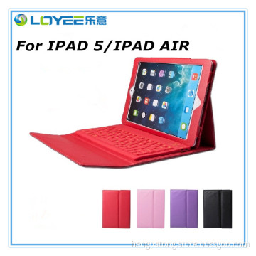 Anti-Dirt Leather Case for iPad Air Bluetooth Keyboard Working Time 55 Hours (LY-07)